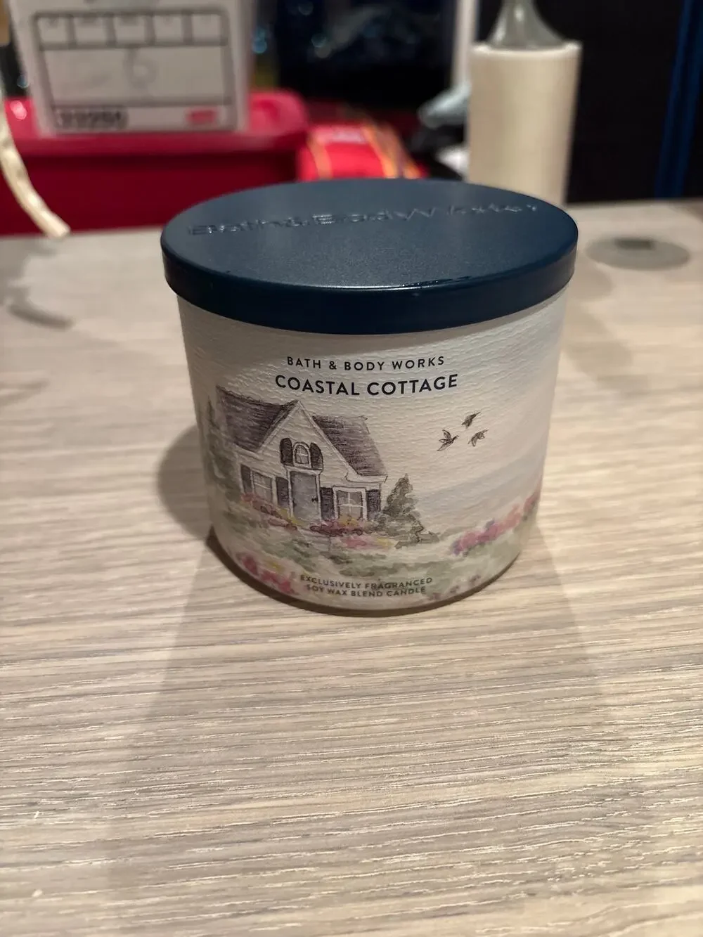 Bath and body works Coastal Cottage three-wick candle NEW